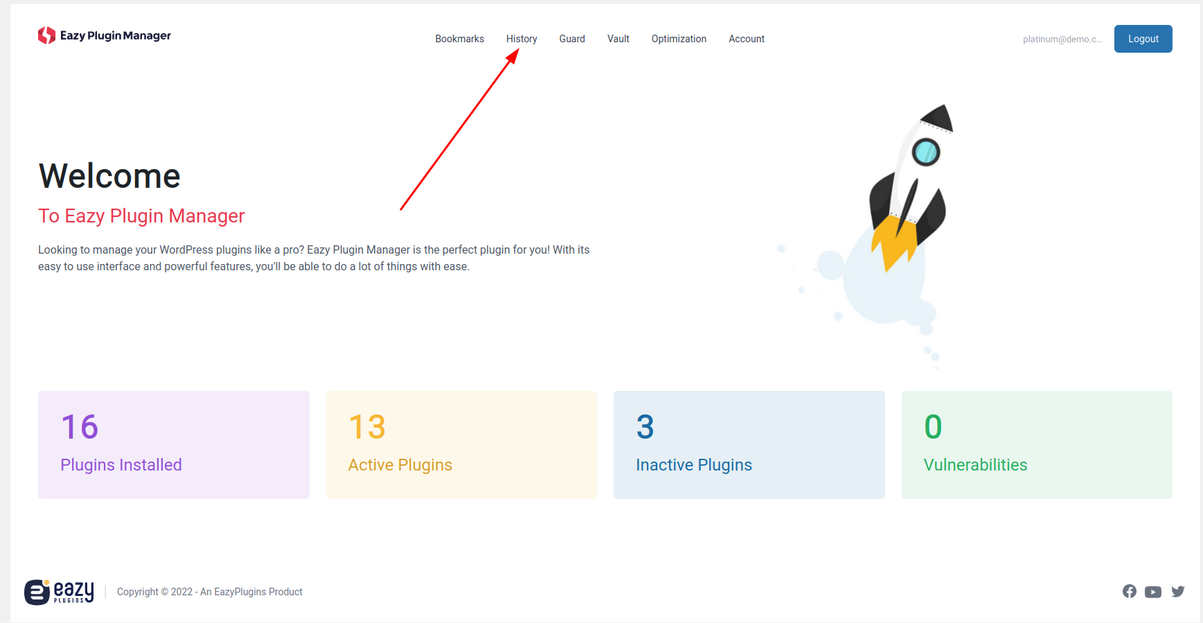 Plugin History EazyPlugins